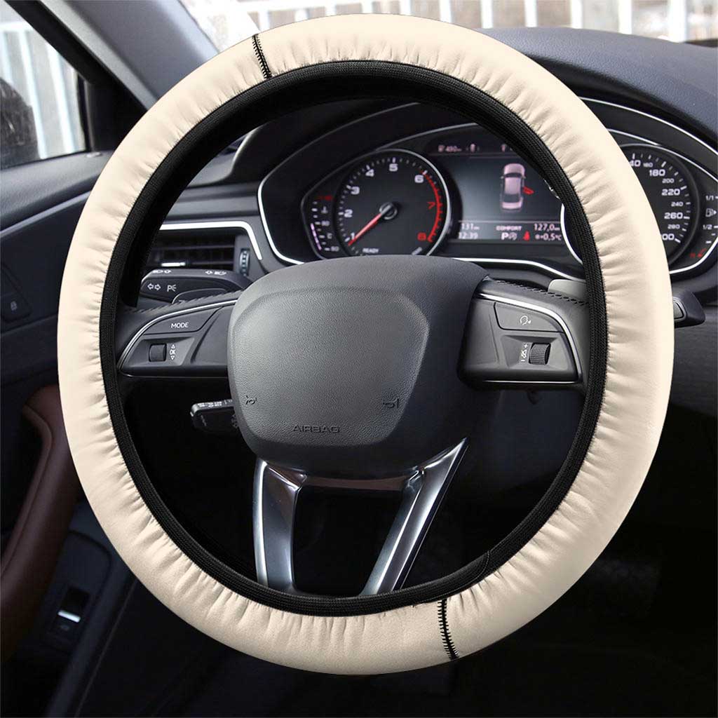 Hawaii And Japan Steering Wheel Cover Tiki With Oni Mask - Polynesian Pride