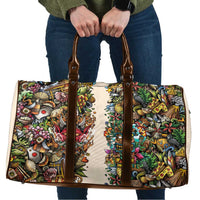 Hawaii And Japan Travel Bag Tiki With Oni Mask - Polynesian Pride