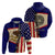 American Samoa Flag Day Hoodie Polynesian Tribal Pattern LT05 - Polynesian Pride