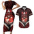 Personalised Tonga Happy Father's Day Couples Matching Short Sleeve Bodycon Dress and Hawaiian Shirt Ofa Lahi Atu Dad Polynesian Tribal