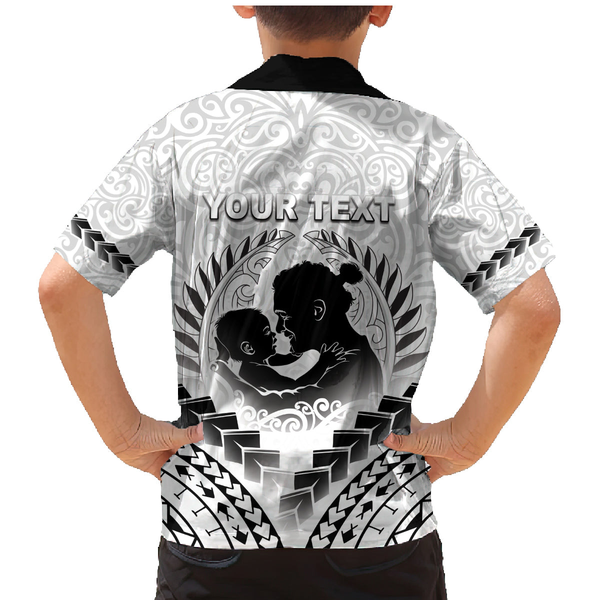 Personalised New Zealand Happy Father's Day Family Matching Mermaid Dress and Hawaiian Shirt Aroha Ahau Ki A Koe Papa Polynesian Tribal LT05 - Polynesian Pride