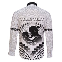 Personalised New Zealand Happy Father's Day Family Matching Off Shoulder Maxi Dress and Hawaiian Shirt Aroha Ahau Ki A Koe Papa Polynesian Tribal LT05 - Polynesian Pride
