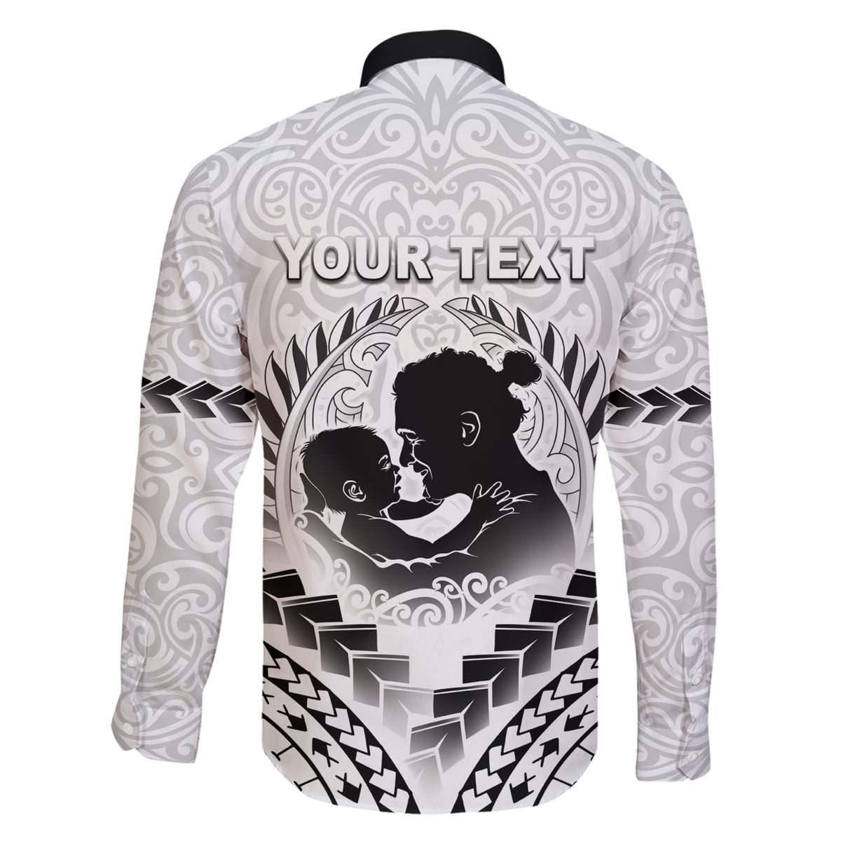Personalised New Zealand Happy Father's Day Family Matching Short Sleeve Bodycon Dress and Hawaiian Shirt Aroha Ahau Ki A Koe Papa Polynesian Tribal LT05 - Polynesian Pride