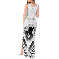 Personalised New Zealand Happy Father's Day Tank Maxi Dress Aroha Ahau Ki A Koe Papa Polynesian Tribal LT05 - Polynesian Pride