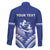 Personalised Samoa Happy Father's Day Family Matching Long Sleeve Bodycon Dress and Hawaiian Shirt Ou Te Alofa Ia Te Oe Tama Dad Polynesian Tribal