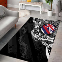 Hawaii Flag Day Area Rug Hawaiian Maile Lei