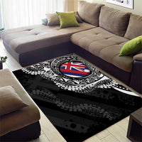 Hawaii Flag Day Area Rug Hawaiian Maile Lei