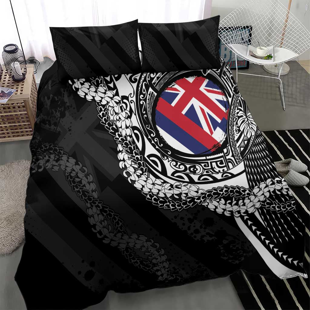Hawaii Flag Day Bedding Set Hawaiian Maile Lei