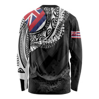 Hawaii Flag Day Long Sleeve Shirt Hawaiian Maile Lei