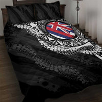 Hawaii Flag Day Quilt Bed Set Hawaiian Maile Lei
