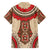 Samoa Language Week Family Matching Short Sleeve Bodycon Dress and Hawaiian Shirt Samoan Motif With Red Hibiscus