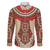 Samoa Language Week Family Matching Short Sleeve Bodycon Dress and Hawaiian Shirt Samoan Motif With Red Hibiscus