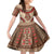 Samoa Language Week Family Matching Summer Maxi Dress and Hawaiian Shirt Samoan Motif With Red Hibiscus