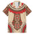 Samoa Language Week Family Matching Summer Maxi Dress and Hawaiian Shirt Samoan Motif With Red Hibiscus