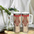 Samoa Language Week Tumbler With Handle Samoan Motif With Red Hibiscus