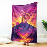 Hawaii Kilauea Volcano Blanket There Is Pele Goddess Of The Volcano - Polynesian Pride