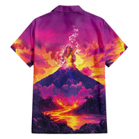 Hawaii Kilauea Volcano Family Matching Short Sleeve Bodycon Dress and Hawaiian Shirt There Is Pele Goddess Of The Volcano LT05 - Polynesian Pride