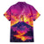 Hawaii Kilauea Volcano Family Matching Short Sleeve Bodycon Dress and Hawaiian Shirt There Is Pele Goddess Of The Volcano - Polynesian Pride