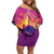 Hawaii Kilauea Volcano Off Shoulder Short Dress There Is Pele Goddess Of The Volcano - Polynesian Pride
