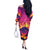 Hawaii Kilauea Volcano Off The Shoulder Long Sleeve Dress There Is Pele Goddess Of The Volcano - Polynesian Pride
