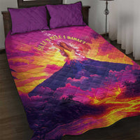 Hawaii Kilauea Volcano Quilt Bed Set There Is Pele Goddess Of The Volcano - Polynesian Pride