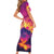 Hawaii Kilauea Volcano Short Sleeve Bodycon Dress There Is Pele Goddess Of The Volcano - Polynesian Pride