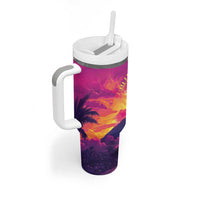 Hawaii Kilauea Volcano Tumbler With Handle There Is Pele Goddess Of The Volcano - Polynesian Pride