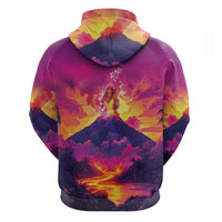 Hawaii Kilauea Volcano Zip Hoodie There Is Pele Goddess Of The Volcano - Polynesian Pride