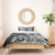 Hibiscus With Black Austronesian Tattoo Pattern Bedding Set - Polynesian Pride