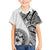 Hibiscus With White Austronesian Tattoo Pattern Family Matching Short Sleeve Bodycon Dress and Hawaiian Shirt - Polynesian Pride