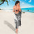 Hibiscus With White Austronesian Tattoo Pattern Sarong - Polynesian Pride