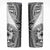 Hibiscus With White Austronesian Tattoo Pattern Skinny Tumbler - Polynesian Pride