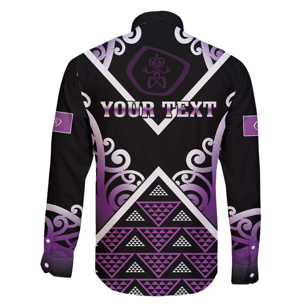 Personalised Aotearoa Moriori Family Matching Off The Shoulder Long Sleeve Dress and Hawaiian Shirt Maori Pattern New Zealand - Polynesian Pride