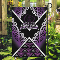 Aotearoa Moriori Garden Flag Maori Pattern New Zealand - Polynesian Pride
