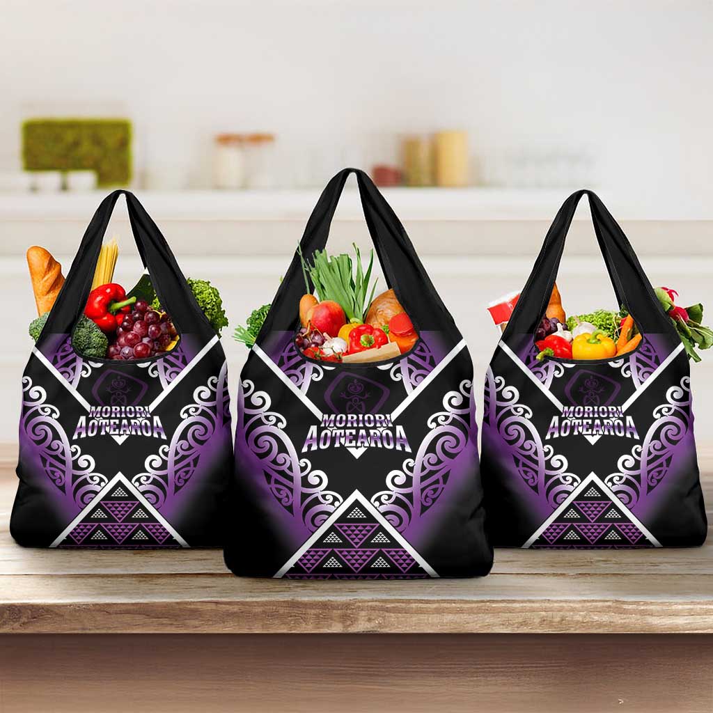Aotearoa Moriori Grocery Bag Maori Pattern New Zealand - Polynesian Pride