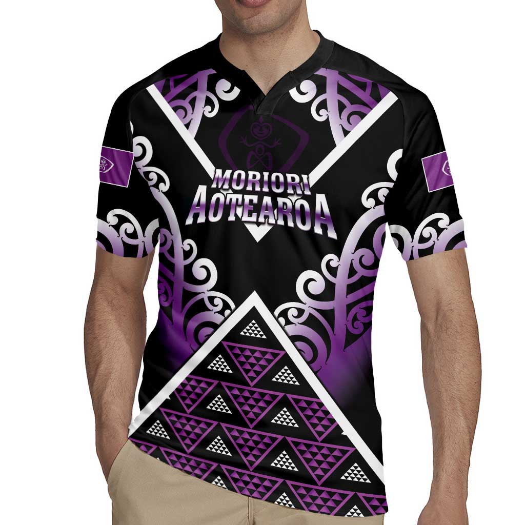 Personalised Aotearoa Moriori Rugby Jersey Maori Pattern New Zealand - Polynesian Pride