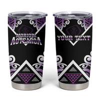 Personalised Aotearoa Moriori Tumbler Cup Maori Pattern New Zealand - Polynesian Pride