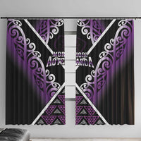 Aotearoa Moriori Window Curtain Maori Pattern New Zealand - Polynesian Pride
