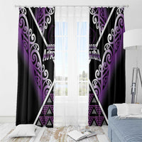 Aotearoa Moriori Window Curtain Maori Pattern New Zealand - Polynesian Pride