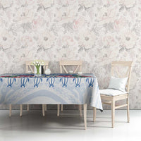 Happy Kosrae Liberation Day Tablecloth Polynesian Shark Turtle Motif