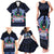 Happy Pohnpei Liberation Day Family Matching Tank Maxi Dress and Hawaiian Shirt Polynesian Shark Turtle Motif