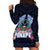 Happy Pohnpei Liberation Day Hoodie Dress Polynesian Shark Turtle Motif