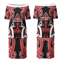 New Zealand Maori Language Week Couples Matching Puletasi and Hawaiian Shirt Mo Ake Tonu Te Reo