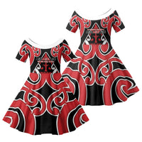 New Zealand Maori Language Week Family Matching Mermaid Dress and Hawaiian Shirt Mo Ake Tonu Te Reo