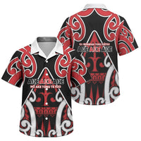 New Zealand Maori Language Week Family Matching Puletasi and Hawaiian Shirt Mo Ake Tonu Te Reo