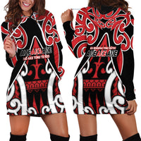 New Zealand Maori Language Week Hoodie Dress Mo Ake Tonu Te Reo