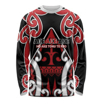 New Zealand Maori Language Week Long Sleeve Shirt Mo Ake Tonu Te Reo