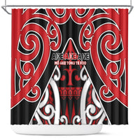 New Zealand Maori Language Week Shower Curtain Mo Ake Tonu Te Reo