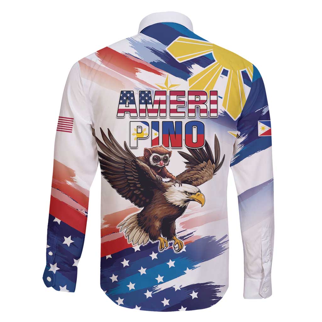 Filipino American History Month Family Matching Mermaid Dress and Hawaiian Shirt Bald Eagle Tarsier Together LT05 - Polynesian Pride