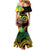 Halo Vanuatu Family Matching Mermaid Dress and Hawaiian Shirt Beautiful Woman Dancing
